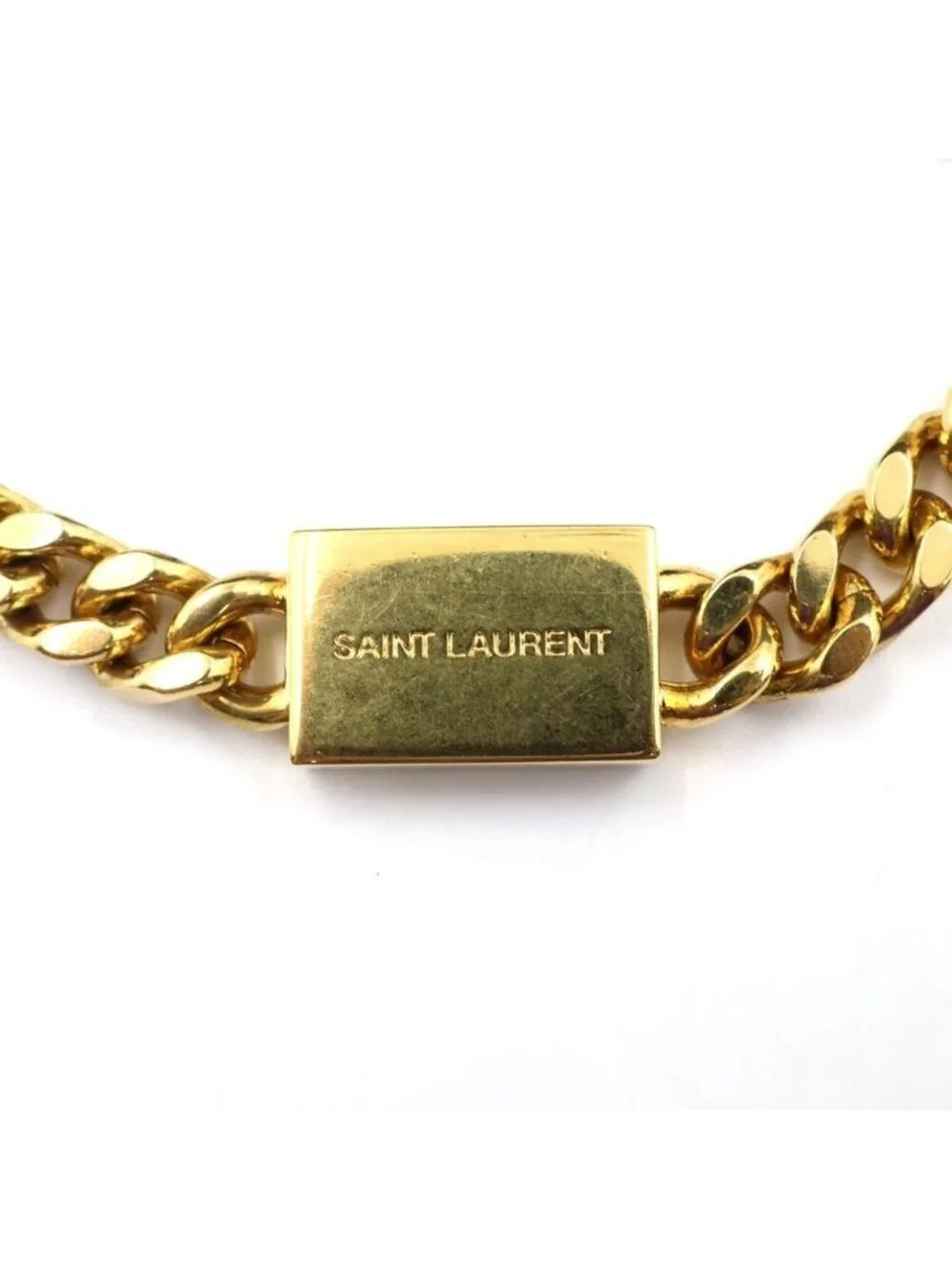 Saint Laurent Paris Kate Small Chain Shoulder Bag Back Black Caviar Leather